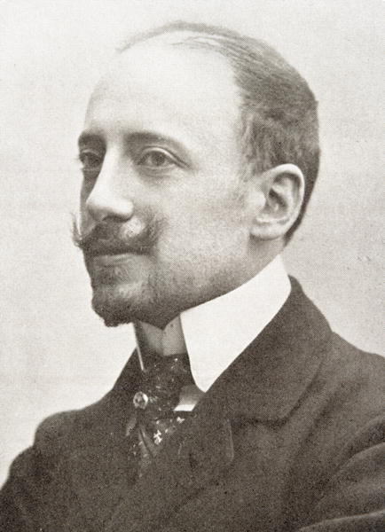 Gabriele d''Annunzio (1863-1938) (b/w photo)  de 