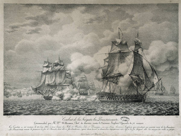 Battle of Poursuivante / 1803 / Crepin de 