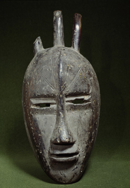Gehoernte Maske, Bamana, Mali / Holz de 