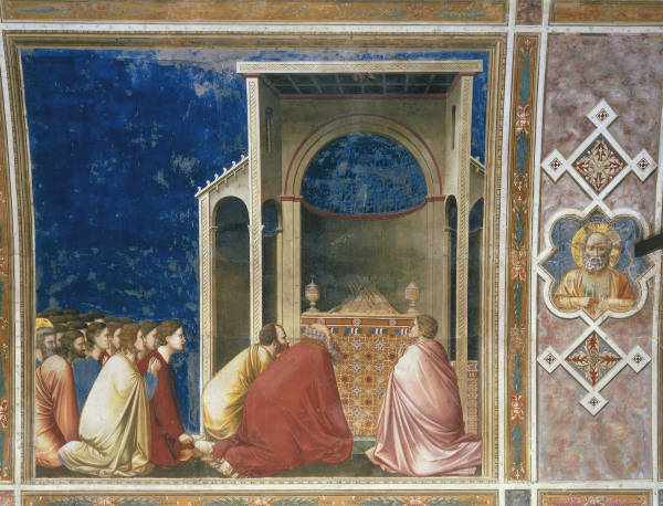 Giotto, Priere pour floraison des verges de 