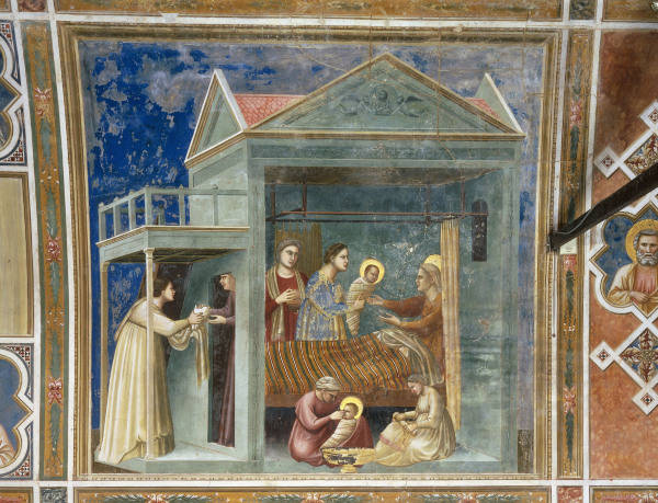 The Birth of Mary / Giotto / c.1303/10 de 