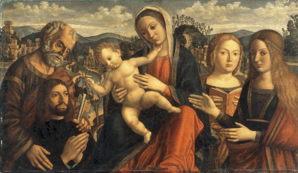 G.Mansueti / Mary with Child & Saints de 
