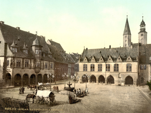 Goslar, Market Place w.Kaiserworth de 