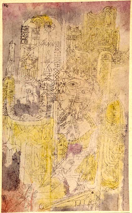Gothic Rococo, 1919 (no 67) (pen & w/c on paper on cardboard)  de 