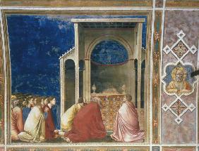 Giotto, Priere pour floraison des verges