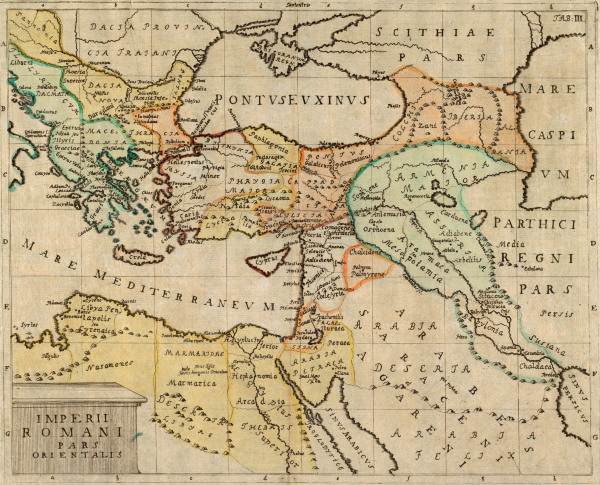 Historic map Roman Empire de 