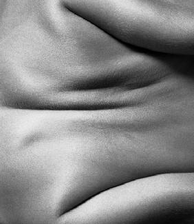 Human form abstract body part (b/w photo) 