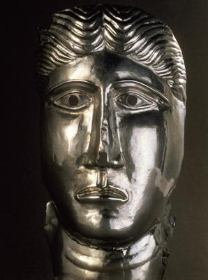 Head of a man, Gallo-Roman, 2nd-3rd century AD (silver) de 