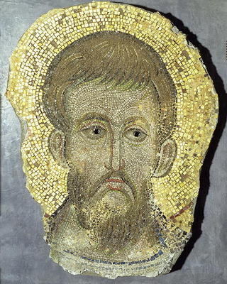 Head of St. Peter, Byzantine, 1210 (mosaic) de 