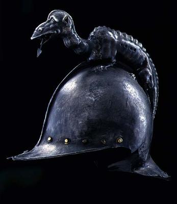 Helmet decorated with a dragon, Italian, c.1500 de 