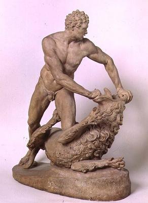 Hercules and the Nemean Lion, by Stefano Maderno (1576-1636) (terracotta) de 