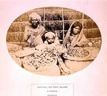 Hindu Vegetable and Fruit Sellers in Madras, 19th century (sepia photo)