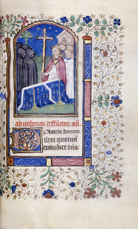 Illustration Of A Burial Service From  A Book Of Hours de 