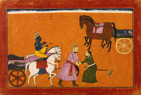 ? Illustration To Bhagavatat Purana Basoli Circa 1750 de 