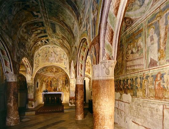 Interior view of the Church of the Holy Trinity in Hrastovlje de 