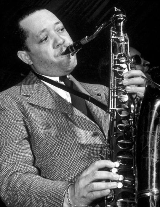 Jazz saxophonist Lester Young de 