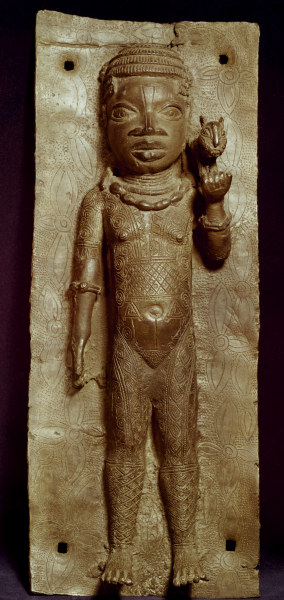 Jg. Maedchen, Benin, Nigeria / Bronze de 