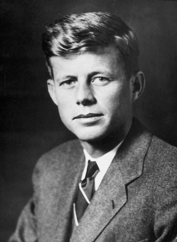 John Fitzgerald Kennedy future American President de 