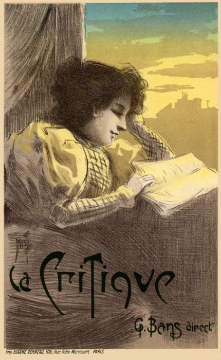 Journal La Critique (Poster) de 