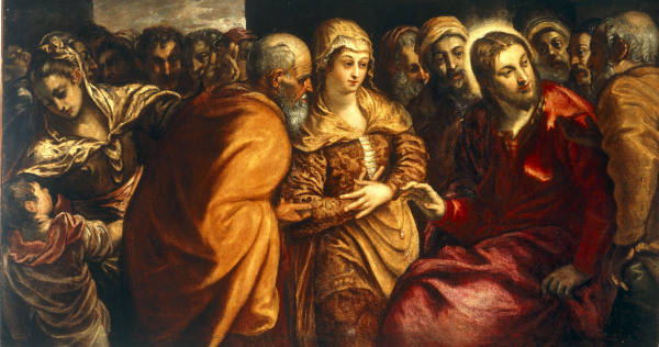 J.Tintoretto / Christ and Adulteress de 