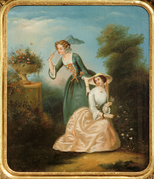 Two Young Ladies in the Park de 