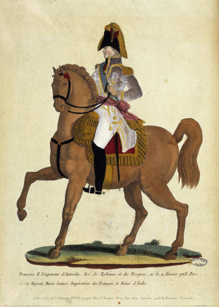 Emperor Franz II Equestrian Portrait de 