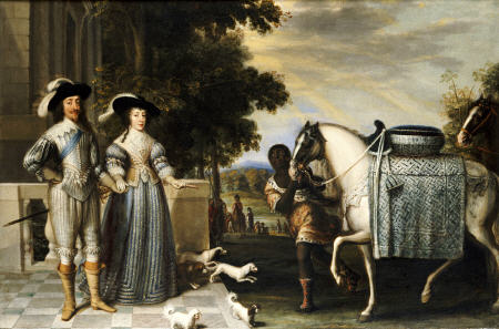 King Charles I And Queen Henrietta Maria Departing For The Chase de 