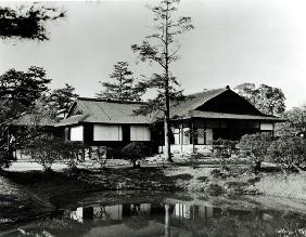 Katsura Imperial Villa, Kyoto (b/w photo) 