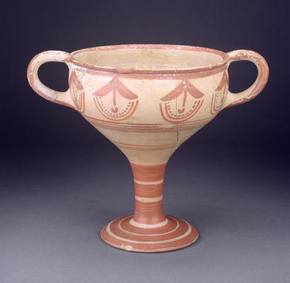 Kylix, Rhodes, Mycenaean, Greece, c.1500 (painted earthenware) de 