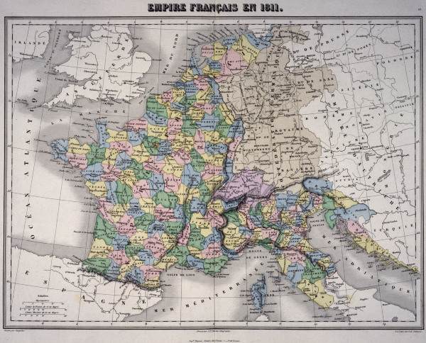 Map of France de 