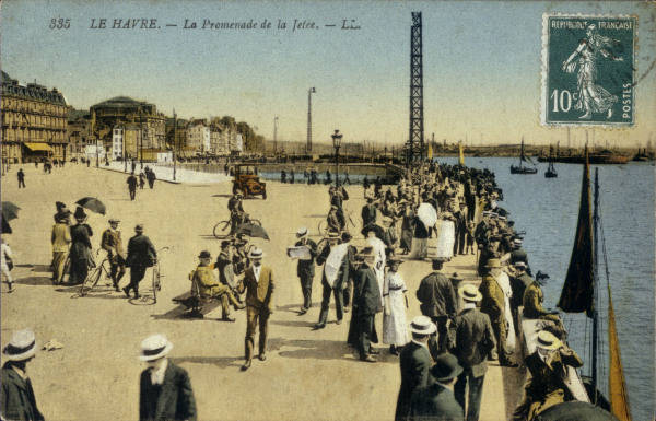 Le Havre/Promenade de la Jetee/Carte pos de 