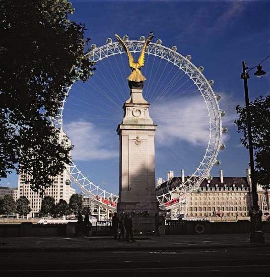 London Eye and Airforce Monument de 