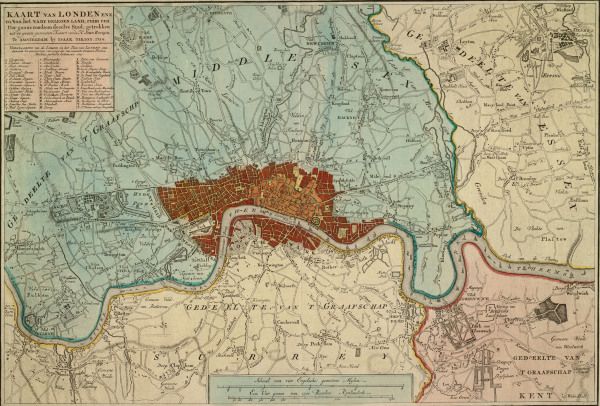 London , Map 1754 de 