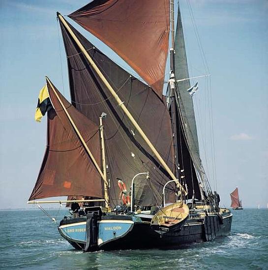 Lord Roberts boat during the Thames Barge Race de 