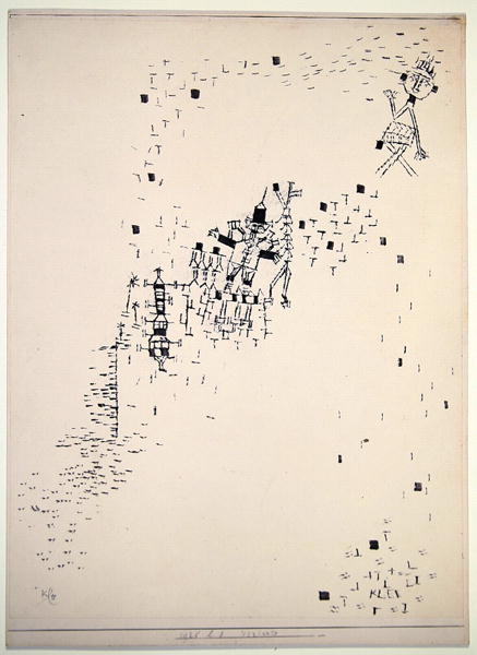 Lost ones, 1925 (no 28) (brush on paper on cardboard)  de 