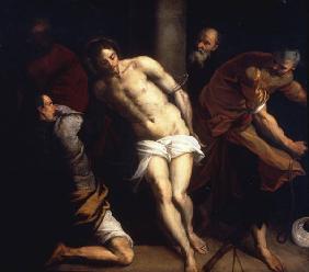 L.Corona / The Flagellation /Ptg./c.1600