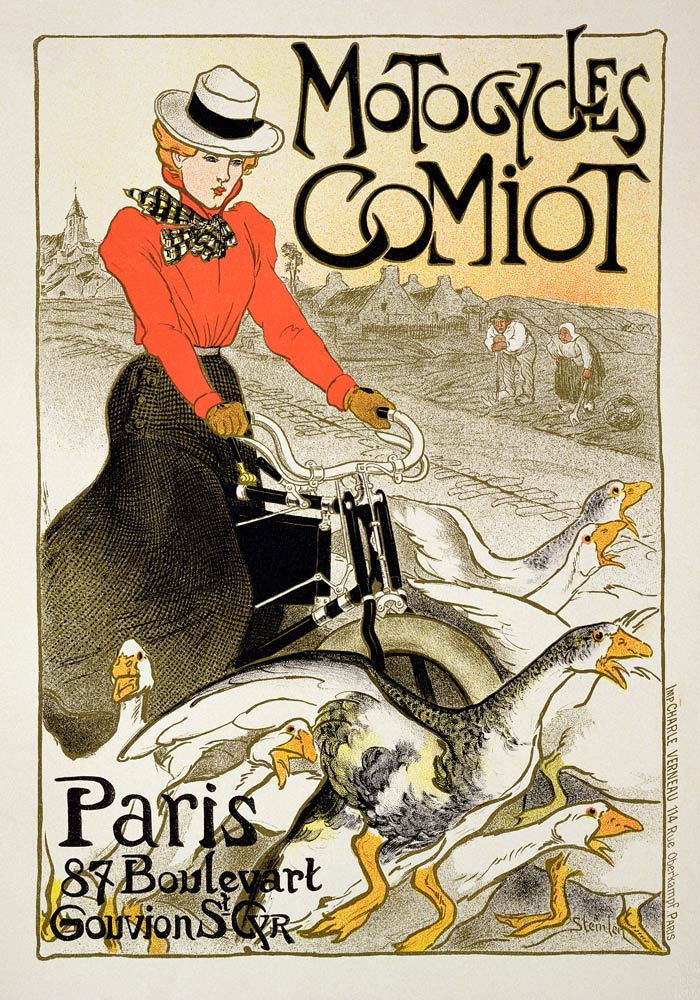 Motocycles Comiot (Advertising Poster) de 