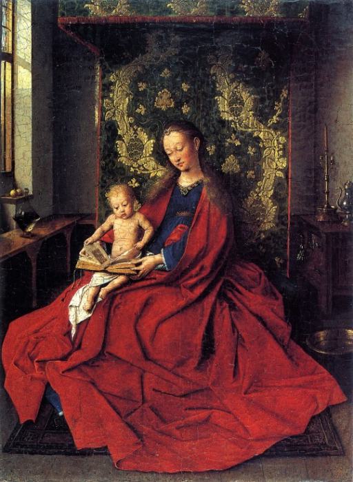 Madonna with Child Reading de 