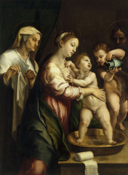 Madonna with wash bowl/ G.Romano/ c.1525 de 