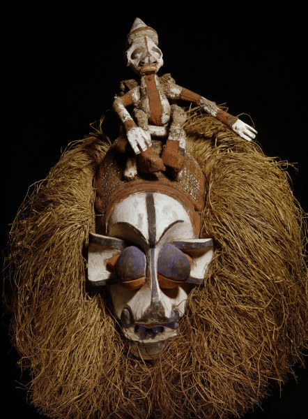 Maske, Yaka, Kongo / Holz de 