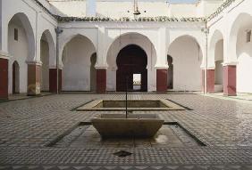 Madrasa of Sidi Bou Medine, courtyard (photo) 