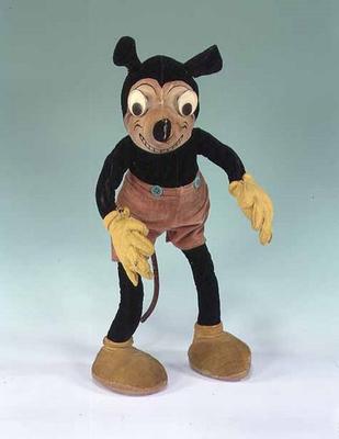 Mickey Mouse toy made by Dean's, English, 1930's (velvet) de 