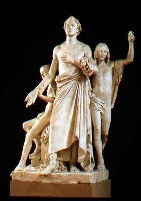 Monument to Leon Battista Alberti, sculpture by Lorenzo Bartolini (1777-1850) (plaster) de 