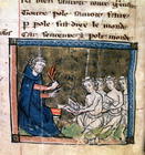 Ms 2200 f.57v The teaching of Grammar, from a collection of scientific, philosophical and poetic wri