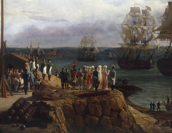 Napoleon I at Cherbourg 1811 /Ptg.Crepin de 