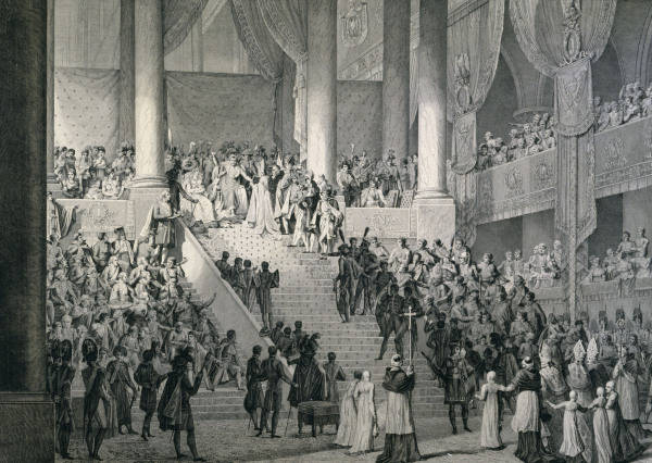 Napoleon, Coronation 1804 / Cop.Engr. de 