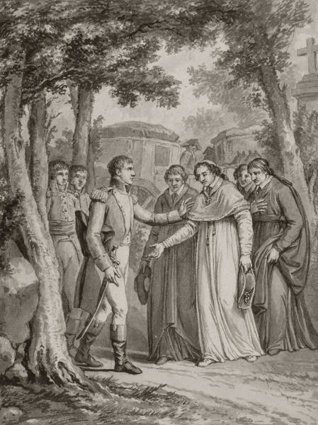 Napoleon & Pius VII in Fontainebleau de 