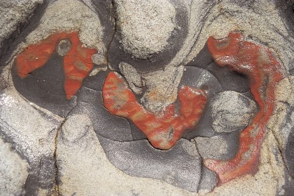 Naturally colored embossed rock (photo)  de 
