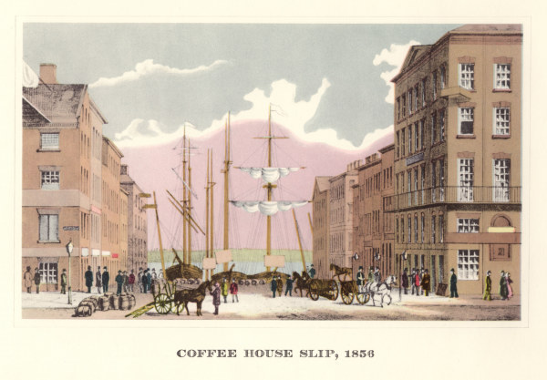 New York, Coffee House Slip , Litho. de 