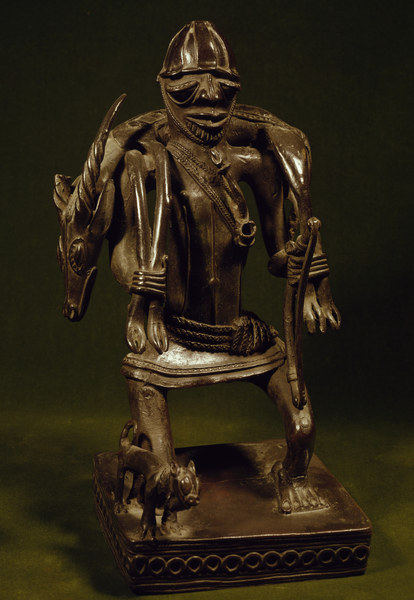 Nigeria, bronze industry, sculpture de 